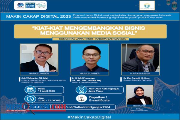 Ayo Gabung Diskusi Literasi Digital Kominfo di Arena Festival Pulang Kampung Nganjuk